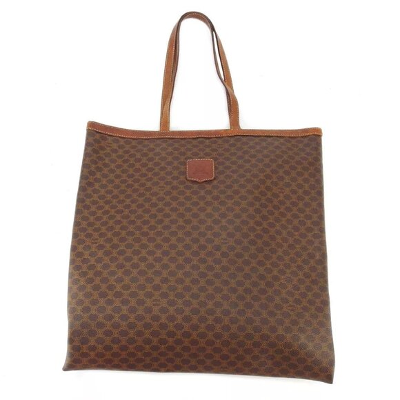 Celine tote bag macadam PVC ?~ leather Authentic used T18476 - Picture 1 of 9